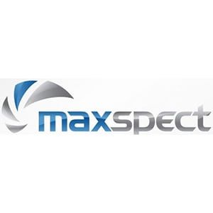 blue and grey maxspect logo